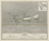 Hyetographic or rain map of the world. Monsoon zones. JOHNSTON 1856 old