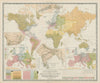 World Religions. Protestant Mission Stations South Africa Canada India 1856 map