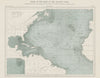 Chart of the Basin of the Atlantic Ocean. Depths soundings. JOHNSTON 1856 map