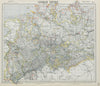 GERMAN EMPIRE. Prussian Provinces. Lighthouses. British consuls. LETTS 1884 map