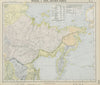 RUSSIAN FAR EAST Eastern Siberia Kamtchatka Iakoutsk Tchouktchis. LETTS 1884 map