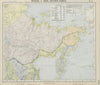 RUSSIAN FAR EAST Eastern Siberia Kamtchatka Iakoutsk Tchouktchis. LETTS 1884 map