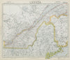 QUEBEC Québec. St Lawrence lighthouses. Maine. New Brunswick. LETTS 1884 map