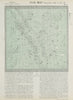ASTRONOMY Star map chart signs Winter Scorpio Sagittarius Capricorn LETTS 1884