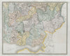Dumfrieshire south-east sheet. Annan Gretna Green Lockerbie. THOMSON 1832 map