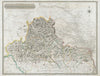 Kirkcudbrightshire north. Dumfries Shawhead Sanquhar Thornhill. THOMSON 1832 map