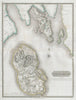 Buteshire. Isle of Arran. Scotland. Machrie Whiting Bay Lamlash THOMSON 1832 map