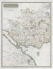 Western Fife & Kinross-shire. Dunfermline Kirkcaldy Falkland. THOMSON 1832 map