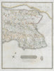 Eastern Fifeshire. St Andrews Cupar Crail Anstruther Kingsbarns THOMSON 1832 map