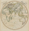 Eastern Hemisphere. New Holland. Cook Gore Vancouver routes. LIZARS 1842 map