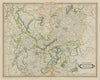 Upper and Lower Rhine, partly provinces of Prussia. Germany. LIZARS 1842 map