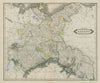 Upper Saxony, partly belonging to Prussia. E Germany. W Poland. LIZARS 1842 map