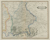 Bavaria Proper. Kingdom of Bavaria. LIZARS 1842 old antique map plan chart