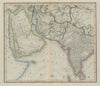 South-west Asia. Arabia Persia India China Hindustan. LIZARS 1842 old map