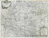 Circolo di Franconia. Northern Bavaria. DE ROSSI / CANTELLI DA VIGNOLA 1690 map