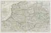 Governo Generale di Picardia. Picardy & Western Belgium. ROSSI/CANTELLI 1695 map