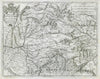 Il Regno di Castiglia Vecchia Old Castile Castilla Vieja ROSSI/CANTELLI 1696 map