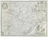Tavola Esatta dell'antico Latio e Nova Campagna di Roma. Latium. ROSSI c1697 map