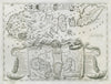 Isola di Malta, Gozo, Comino e Cominotto. DE ROSSI 1686 old antique map chart
