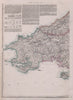 SOUTH WEST WALES. Pembrokeshire Carmarthenshire Cardiganshire. WELLER 1868 map