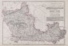 BERKSHIRE. Antique county map. Railways canals. BR DAVIES 1868 old