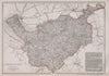 CHESHIRE. Antique county map. Railways. WELLER 1868 old plan chart