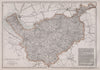 CHESHIRE. Antique county map. Railways. WELLER 1868 old plan chart