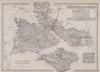 HAMPSHIRE SOUTH Isle of Wight New Forest Southampton Portsmouth WELLER 1868 map