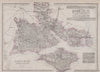HAMPSHIRE SOUTH Isle of Wight New Forest Southampton Portsmouth WELLER 1868 map