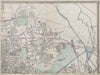 'CASSELLS LONDON NE. Hackney Old Ford Dalston Homerton Clapton. WELLER 1868 map