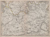 SW LONDON Surrey Hills Thames Valley Guildford Windsor Richmond. WELLER 1868 map