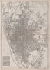 LIVERPOOL. Large town/city plan by BR DAVIES for the Dispatch Atlas 1868 map