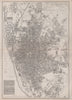 LIVERPOOL. Large town/city plan by BR DAVIES for the Dispatch Atlas 1868 map