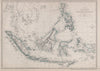 INDIAN ARCHIPELAGO. East Indies Sarawak Kingdom Philippines. WELLER 1868 map