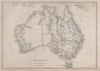 AUSTRALIA. Colony of North Australia (Northern Territory). WELLER 1868 old map