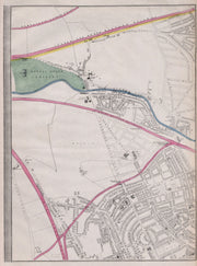 W LONDON. Notting Hill Ladbroke Grove Kensal Green N. Kensington WELLER 1868 map