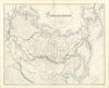 Russian Empire according to Kiepert. Siberia & Central Asia. SWANSTON 1860 map