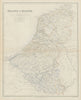 Holland and Belgium. Luxembourg. Benelux. SWANSTON 1860 old antique map chart