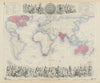 British Empire throughout the world exhibited in one view. SWANSTON 1860 map