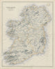 Ireland by George Heriot SWANSTON 1860 old antique vintage map plan chart