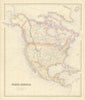 North America. New California. Native America tribes. SWANSTON 1860 old map