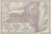 Colton's New York state Oswego Buffalo Rochester Syracuse Troy Albany 1869 map