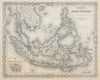 East Indies. Malaysia Indonesia Philippines Indochina Singapore. COLTON 1869 map