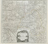Partie Orientale du Gouv. Général de la Guienne. Midi-Pyrénées VAUGONDY 1753 map