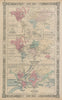 World. Animals Birds Industries Ocean Currents Watersheds. JOHNSON 1865 map
