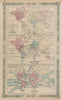 World. Animals Birds Industries Ocean Currents Watersheds. JOHNSON 1865 map