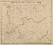 Russie d'Europe #6 Northwest Russia. Arkhangelsk Vologda VANDERMAELEN 1827 map