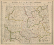 Russie d'Europe #15 Northern Ukraine. Southern Belarus. VANDERMAELEN 1827 map