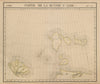 Russie d'Asie #4 Russia. Lena delta & New Siberian Islands VANDERMAELEN 1827 map
