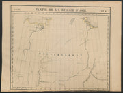 Russie d'Asie #9. Indigirka & Yana riverS. Sakha Russia. VANDERMAELEN 1827 map